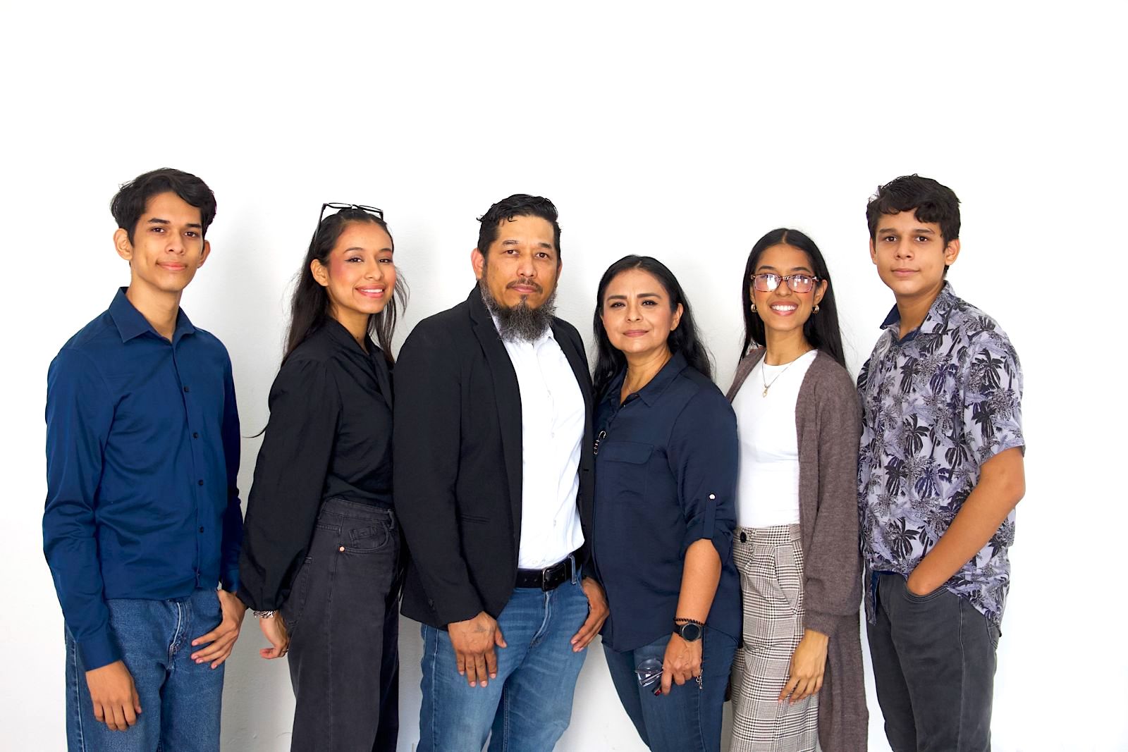 Pastor Luis Babb with his family